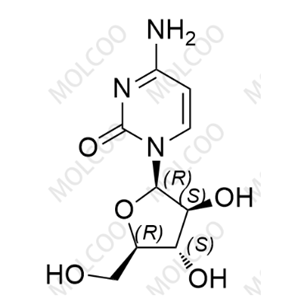 阿糖胞苷,4-amino-1-((2R,3S,4S,5R)-3,4-dihydroxy-5-(hydroxymethyl)tetrahydrofuran-2-yl)pyrimidin-2(1H)-one