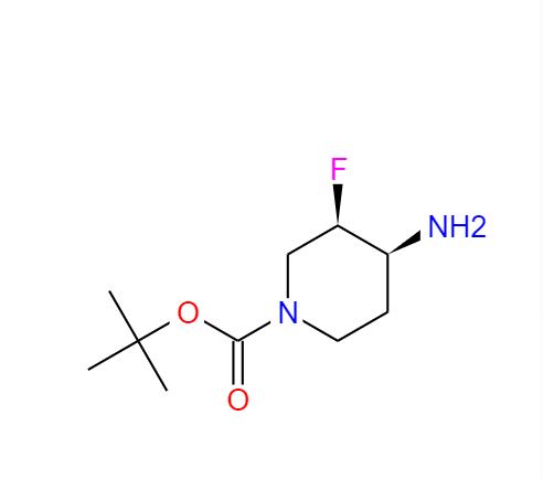 (3R,4S)-4-氨基-3-氟哌啶-1-羧酸叔丁酯,1-Piperidinecarboxylic acid, 4-amino-3-fluoro-, 1,1-dimethylethyl ester, (3R,4S)