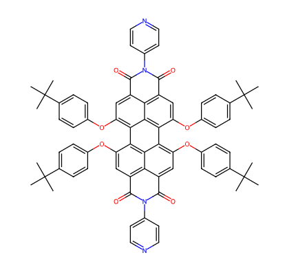苝二酰亚胺-吡啶,N,N'-Di(4-pyridyl)-1,6,7,12-tetra(4-tert-butylphenoxy)perylene-3,4:9,10-tetracarboxylic acid bisimide