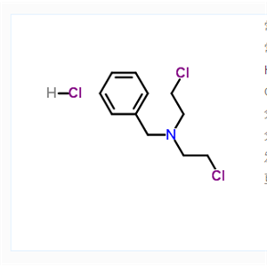 N-苄基-N,N-双(2-氯乙基)胺盐酸盐,N-BENZYL-BIS(2-CHLOROETHYL)AMINE HYDROCHLORIDE