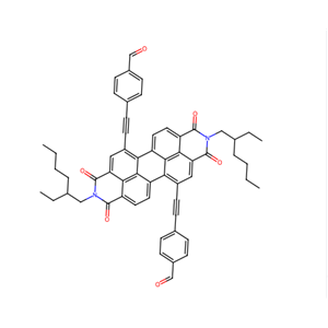 苝酰二胺-异辛胺-炔基苯甲醛,4-[2-[7,18-bis(2-ethylhexyl)-22-[2-(4-formylphenyl)eth