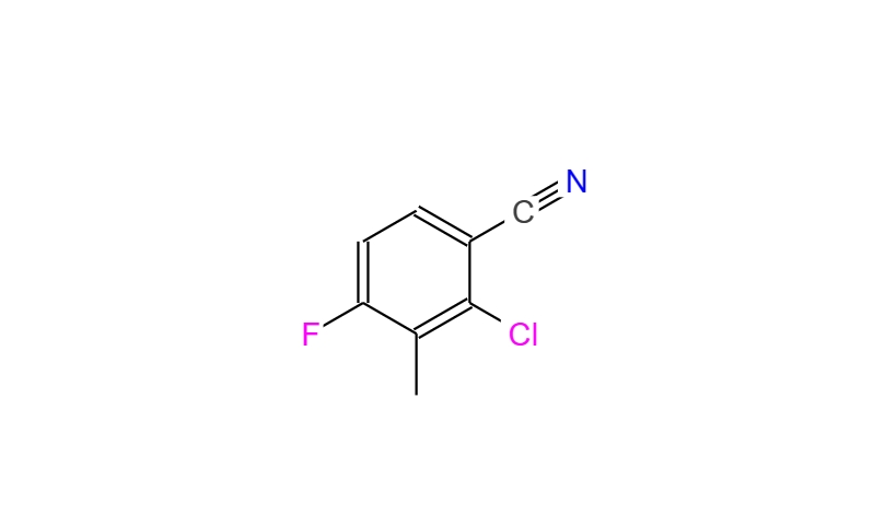2-氯-3-甲基-4-氟苯甲腈,2-Chloro-4-fluoro-3-methylbenzonitrile