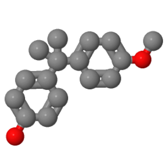 2-(4'-羟苯基)-2-(4'-甲氧苯基)丙烷,4-[1-(4-methoxyphenyl)-1-methylethyl]phenol