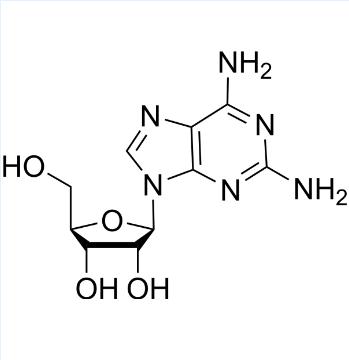 2-氨基腺嘌呤核苷,9H-Purine-2,6-diamine, 9-.β.-D-ribofuranosyl