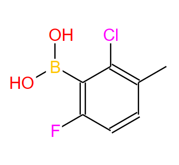 2-氯-6-氟-3-甲基苯硼酸,2-Chloro-6-fluoro-3-methylphenylboronic acid