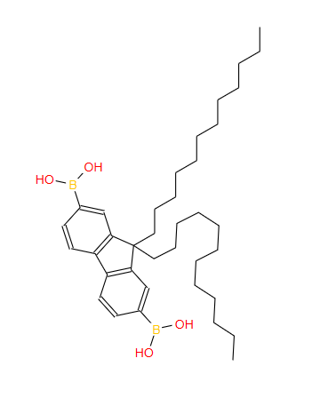 9,9-双十二烷基芴-2,7-二硼酸,9 9-DIDODECYLFLUORENE-2 7-DIBORONIC ACID