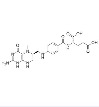 L-5-甲基四氢叶酸-13C,d3,Levomefolic acid