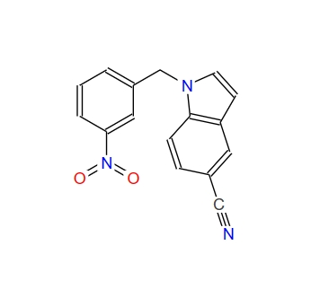 5-cyano-1-(3-nitrobenzyl)indole,5-cyano-1-(3-nitrobenzyl)indole