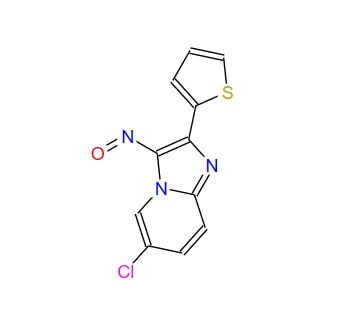 6-Chloro-3-nitroso-2-thiophen-2-yl-imidazo[1,2-a]pyridine,6-Chloro-3-nitroso-2-thiophen-2-yl-imidazo[1,2-a]pyridine
