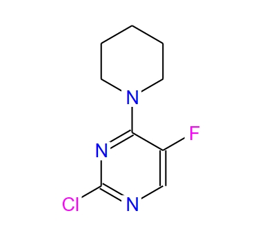 2-氯-5-氟-4-哌啶-1-基嘧啶,2-chloro-5-fluoro-4-piperidin-1-yl-pyrimidine