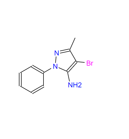 4-溴-3-甲基-1-苯基-1H-吡唑-5-基胺,4-Bromo-3-methyl-1-phenyl-1H-pyrazol-5-ylamine