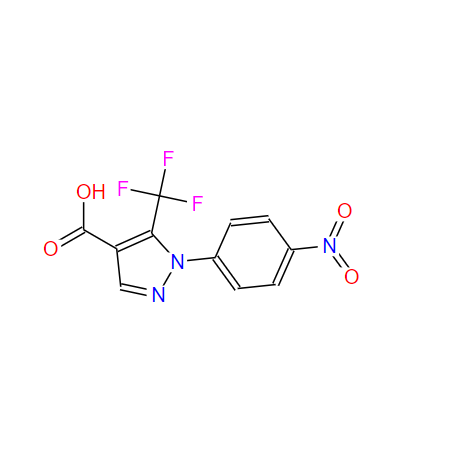 1-(4-硝基苯基)-5-(三氟甲基)-1H-吡唑-4-羧酸,1-(4-Nitrophenyl)-5-(trifluoromethyl)-1H-pyrazole-4-carboxylic acid