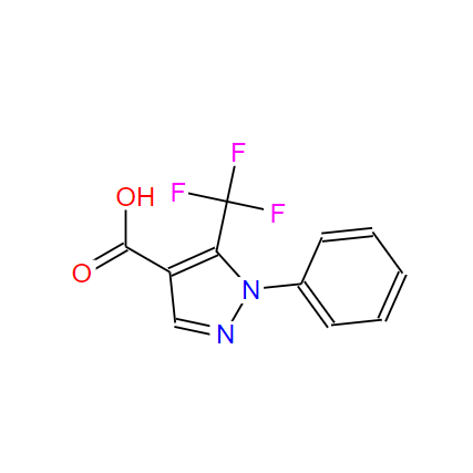 1-苯基-5-三氟甲基-1H-吡唑-4-羧酸,1-Phenyl-5-(trifluoromethyl)-1H-pyrazole-4-carboxylic acid