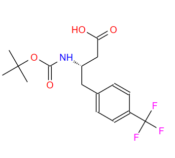 BOC-(S)-3-氨基-4-(4-三氟甲苯基)-丁酸,Boc-(S)-3-amino-4-(4-trifluoromethylphenyl)-butyric acid