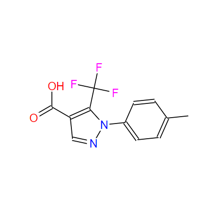 1-(4-甲苯基)-5-(三氟甲基)-1H-吡唑-4-羧酸,1-(4-Methylphenyl)-5-(trifluoromethyl)-1H-pyrazole-4-carboxylic acid