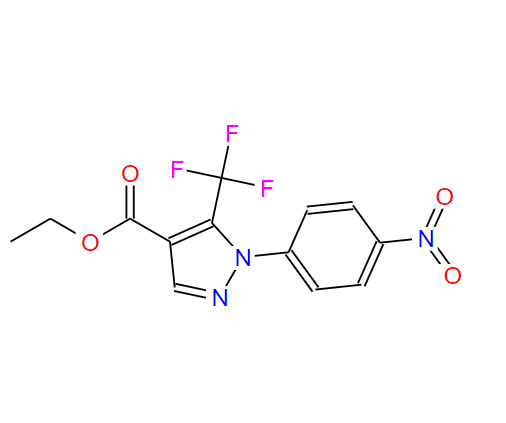 1-(4-硝基苯基)-5-三氟甲基-1H-吡唑-4-羧酸乙酯,Ethyl 1-(4-nitrophenyl)-5-(trifluoromethyl)-1H-pyrazole-4-carboxylate