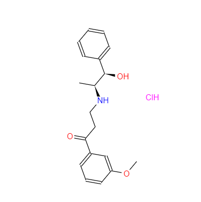 鹽酸奧昔非君,[R-(R*,S*)]-3-[(2-hydroxy-1-methyl-2-phenylethyl)amino]-3'-methoxypropiophenone hydrochloride