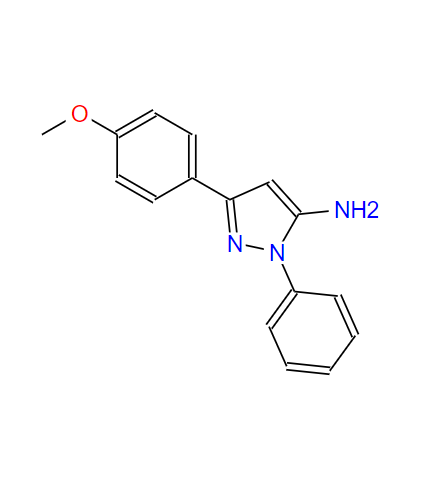 5-氨基-3-(4-甲氧苯基)-1-苯基吡唑,5-Amino-3-(4-methoxyphenyl)-1-phenylpyrazole