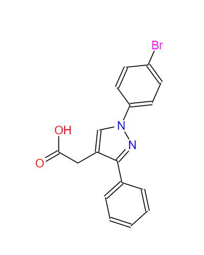 1-(4-溴苯基)-3-苯基吡唑-4-丙酸,1-(4-Bromophenyl)-3-phenylpyrazole-4-propionic acid