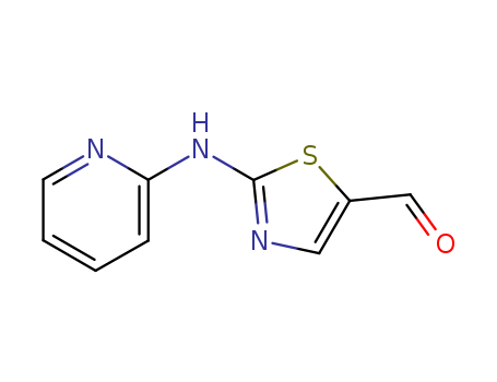 2-(pyridin-2-ylamino)thiazole-5-carbaldehyde,2-(pyridin-2-ylamino)thiazole-5-carbaldehyde