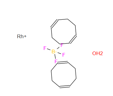 双(1,5-环辛二烯)四氟硼酸铑(Ⅰ)水合物,BIS(1 5-CYCLOOCTADIENE)RHODIUM(I)