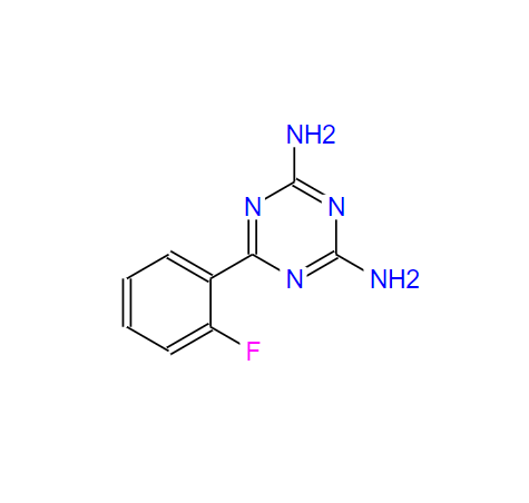 2,4-二氨基-6-(2-氟苯基)-1,3,5-三嗪,2,4-DIAMINO-6-(2-FLUOROPHENYL)-1,3,5-TRIAZINE