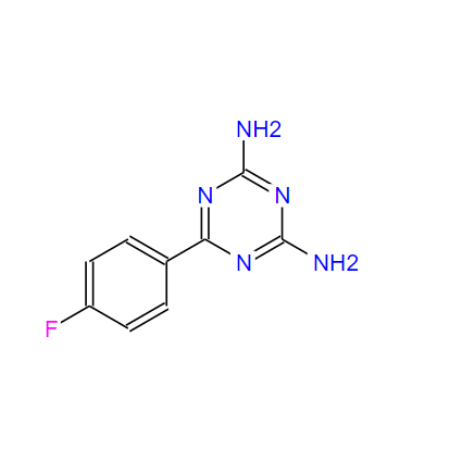2,4-二氨基-6-(4-氟苯基)-1,3,5-三嗪,2,4-DIAMINO-6-(4-FLUOROPHENYL)-1,3,5-TRIAZINE