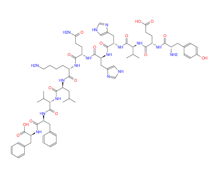 淀粉樣肽 Amyloid β-Protein (10-20),H-TYR-GLU-VAL-HIS-HIS-GLN-LYS-LEU-VAL-PHE-PHE-OH