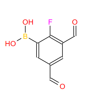 2-氟-3,5-二甲酰基苯基硼酸,3,5-Diformyl-2-fluorophenylboronic acid