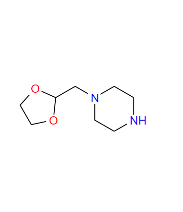 1-(1,3-二氧芑-2-基甲基)哌嗪,1-(1,3-Dioxolan-2-ylmethyl)piperazine