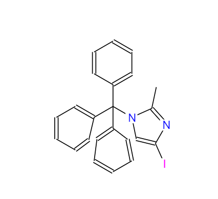 4-碘-2-甲基-1-(三苯基甲基)-1H-咪唑,2-METHYL-4-IODO-1-TRITYLIMIDAZOLE