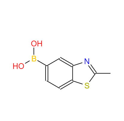 2-甲基苯并噻唑-5-硼酸,Boronic acid, (2-methyl-5-benzothiazolyl)- (9CI)