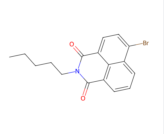 正丁胺-1,4,5,8-萘四甲酰基二酰亚胺,1H-Benz[de]isoquinoline-1,3(2H)-dione, 6-bromo-2-pentyl-