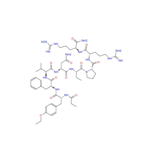 (Propionyl1,D-Tyr(Et)2,Val4,Abu6,Arg8·9)-Vasopressin 121250-95-1
