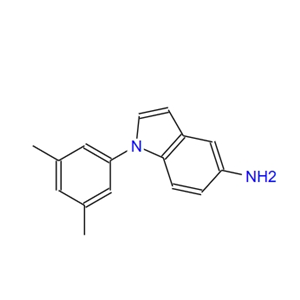 5-amino-1-(3,5-dimethylphenyl)-1H-indole,5-amino-1-(3,5-dimethylphenyl)-1H-indole