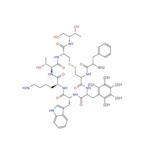 ([ring-D5]Phe3)-Octreotide acetate salt 1134880-79-7