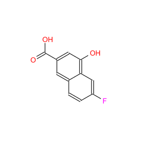 6-氟-4-羟基-2-萘甲酸