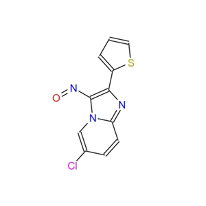 6-Chloro-3-nitroso-2-thiophen-2-yl-imidazo[1,2-a]pyridine 120451-10-7