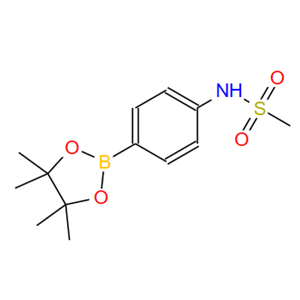 4-甲磺酰氨苯基硼酸频那醇酯；616880-14-9；N-(4-(4,4,5,5-Tetramethyl-1,3,2-dioxaborolan-2-yl)phenyl)methanesulfonamide