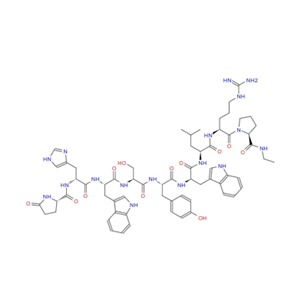 (Des-Gly10,D-His2,D-Trp6,Pro-NHEt9)-LHRH 1872435-01-2