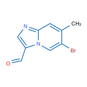 6-Bromo-7-methylimidazo[1,2-a]pyridine-3-carbaldehyde,6-Bromo-7-methylimidazo[1,2-a]pyridine-3-carbaldehyde