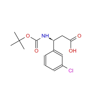 Boc-(S)-3-氨基-3-(3-氯苯基)-丙酸 500770-74-1