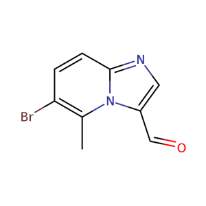 6-bromo-5-methylimidazo[1,2-a]pyridine-3-carbaldehyde,6-bromo-5-methylimidazo[1,2-a]pyridine-3-carbaldehyde
