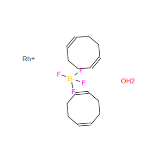 207124-65-0;双(1,5-环辛二烯)四氟硼酸铑(Ⅰ)水合物;BIS(1 5-CYCLOOCTADIENE)RHODIUM(I)