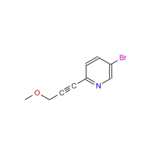 5-bromo-2-(3-methoxyprop-1-ynyl)pyridine 223553-03-5