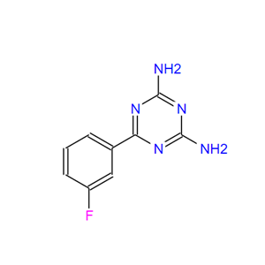 2,4-二氨基-6-(3-氟苯基)-1,3,5-三嗪,2,4-DIAMINO-6-(3-FLUOROPHENYL)-1,3,5-TRIAZINE