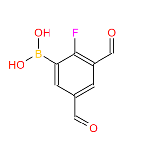 870778-85-1;2-氟-3,5-二甲酰基苯基硼酸;3,5-Diformyl-2-fluorophenylboronic acid