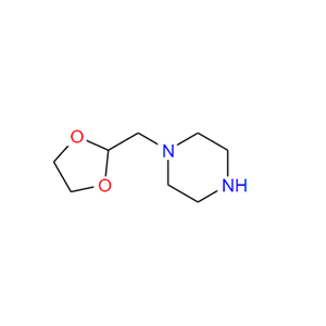 1-(1,3-二氧芑-2-基甲基)哌嗪,1-(1,3-Dioxolan-2-ylmethyl)piperazine