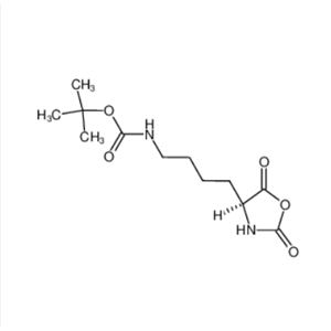 33043-60-6(S)-(4-(2,5-二氧杂噁唑烷丁-4-基)丁基)氨基甲酸叔丁酯