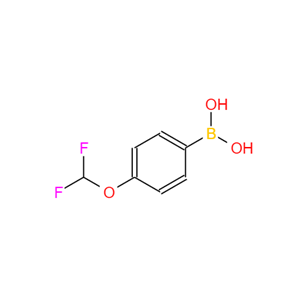 对二氟甲氧基苯硼酸,Boronic acid, [4-(difluoromethoxy)phenyl]- (9CI)